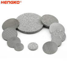 Sintered Filter Sintered micron stainless steel porous metal filter disc factory